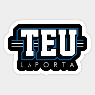 Tight End University - TEU - Sam LaPorta - Detroit Lions Sticker
